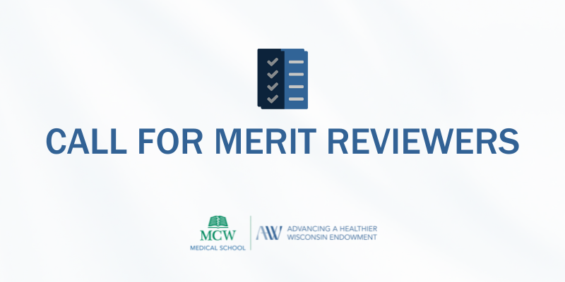 Graphic of AHW Call for Merit Reviewers