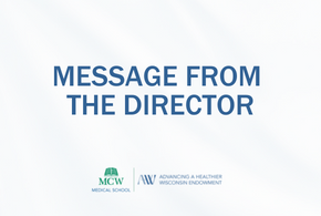 Message from the Director Graphic